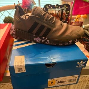 Adidas NMD_R1 Sneakers in Brown and Black